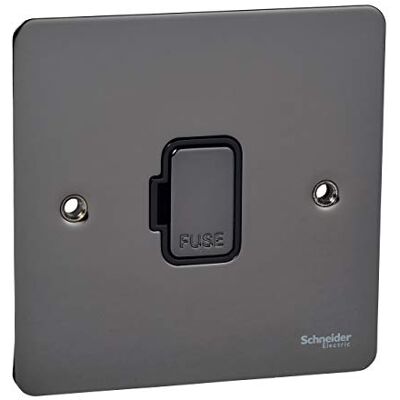 Schneider Electric GU5200BBN Ultimat platt platta, oväxlad sammansmält anslutning, svart nickel paket med 1 Schneider Electric GU5200BBN Ultimat platt platta, oväxlad sammansmält anslutning, svart nickel paket med 1