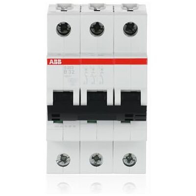 ABB S203-B32 Automatisk Kretsbrytare – 32A Egenskaper B – 6 kA växlingskapacitet – toppmontering – tillförlitlig industriell kvalitet – 2CDS253001R0325 ABB S203-B32 Automatisk Kretsbrytare – 32A Egenskaper B – 6 kA växlingskapacitet – toppmontering – tillförlitlig industriell kvalitet – 2CDS253001R0325