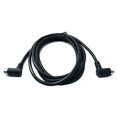 System-S S-videokabel 180 cm Din 8-stifts kontakt till kontakt dubbla vinklar System-S S-videokabel 180 cm Din 8-stifts kontakt till kontakt dubbla vinklar