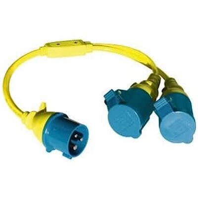 Victron Energy Victron Splitter 16 A 250 V CEE-kontakt till 2 x CEE-koppling Victron Energy Victron Splitter 16 A 250 V CEE-kontakt till 2 x CEE-koppling