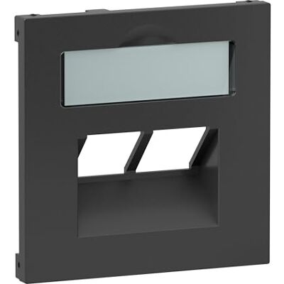 Legrand , SEANO skydd 2 x RJ45 för databaser i Metz, teleträdgårdsmästare och spöbäck, inkl. etikettfält, färg: antracit lackerad, 765459 Legrand , SEANO skydd 2 x RJ45 för databaser i Metz, teleträdgårdsmästare och spöbäck, inkl. etikettfält, färg: antracit lackerad, 765459
