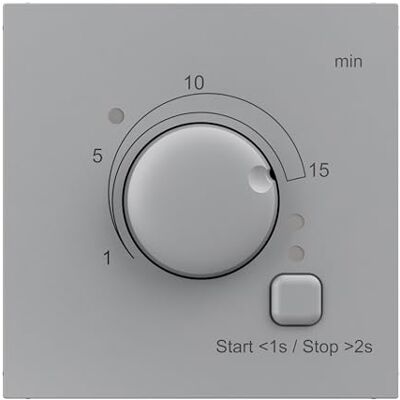 Legrand , SEANO skydd för timer 0–15 minuter, färg: lackerad aluminium, 765235 Legrand , SEANO skydd för timer 0–15 minuter, färg: lackerad aluminium, 765235