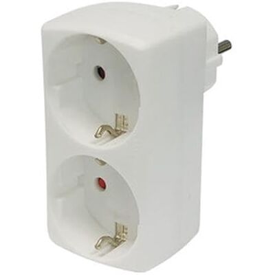 Zarivy Adapter med 2 uttag 4,8 mm 16A, perfekt för anslutning av flera elektriska enheter hemma eller på kontoret. Zarivy Adapter med 2 uttag 4,8 mm 16A, perfekt för anslutning av flera elektriska enheter hemma eller på kontoret.