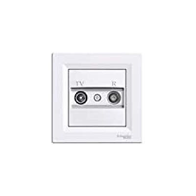 Schneider Electric eph3300121 eluttag TV/FM ände, vit Schneider Electric eph3300121 eluttag TV/FM ände, vit