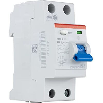 REV Ritter 0515498555 FI-omkopplare, 25 A, 2-polig ABB, 0,03 A REV Ritter 0515498555 FI-omkopplare, 25 A, 2-polig ABB, 0,03 A