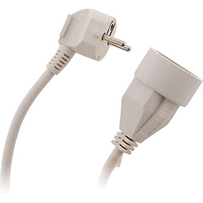 Zenitech Förlängningssladd 16 A 3680 W Sladd HO5VV-F 3 x 1,5 mm² Längd 10 m Typ G-kontakt och -uttag med Jord För Inomhusbruk Färg Vit Zenitech Förlängningssladd 16 A 3680 W Sladd HO5VV-F 3 x 1,5 mm² Längd 10 m Typ G-kontakt och -uttag med Jord För Inomhusbruk Färg Vit