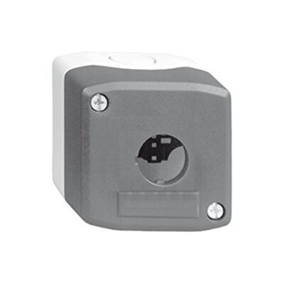 Schneider Electric Harmony XALD tomt hölje, plast, mörkgrå lock, för tryckknapp 22, 1 utskärning, XALD01 Schneider Electric Harmony XALD tomt hölje, plast, mörkgrå lock, för tryckknapp 22, 1 utskärning, XALD01