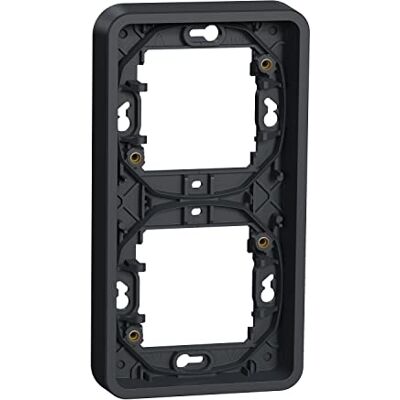 Schneider Electric SCHNEIDER MUR34151 ram 2-delad vertikal – IP55 – IK08 – Mureva stil grå Schneider Electric SCHNEIDER MUR34151 ram 2-delad vertikal – IP55 – IK08 – Mureva stil grå