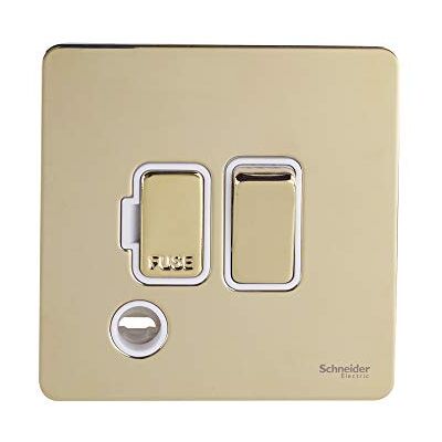 Schneider Electric GU5413WPB ultimat skruvlös platt platta, växlad sammanfogning, mässing – paket med 1 Schneider Electric GU5413WPB ultimat skruvlös platt platta, växlad sammanfogning, mässing – paket med 1