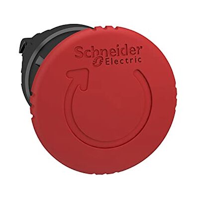 Schneider Electric ZB4BS8447 Svamptryckknapp 40 mm dia, röd Ø40 nödsstopp, stängs av huvud Ø22 avtryckare och spärr vridning Schneider Electric ZB4BS8447 Svamptryckknapp 40 mm dia, röd Ø40 nödsstopp, stängs av huvud Ø22 avtryckare och spärr vridning