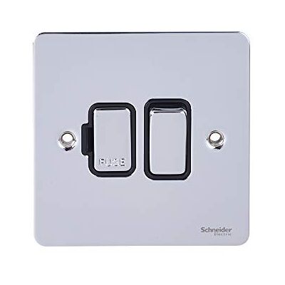 Schneider Electric GU5210BPC ultimat platt platta, omkopplad sammanslagning anslutning, krom paket med 1 Schneider Electric GU5210BPC ultimat platt platta, omkopplad sammanslagning anslutning, krom paket med 1
