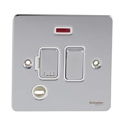 Schneider Electric GU5214WPC Ultimat platt platta, omkopplad sammansmält anslutning, neon, krom – paket med 1 Schneider Electric GU5214WPC Ultimat platt platta, omkopplad sammansmält anslutning, neon, krom – paket med 1