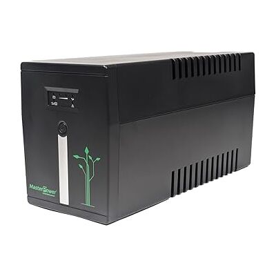 Master U-Power USV 2 000 VA 1 200 W, kontinuerlig strömförsörjning med 4 Schuko-kontakter, konstant utspänning Master U-Power USV 2 000 VA 1 200 W, kontinuerlig strömförsörjning med 4 Schuko-kontakter, konstant utspänning