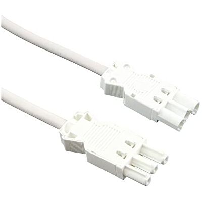 McLED -anslutningskabel med kontakt och koppling GST 18, anslutningskabel 300 mm 230 V, plast vit McLED -anslutningskabel med kontakt och koppling GST 18, anslutningskabel 300 mm 230 V, plast vit