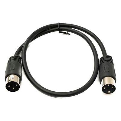 System-S S-videokabel 50 cm Din 3-stiftskontakt till kontakt svart System-S S-videokabel 50 cm Din 3-stiftskontakt till kontakt svart