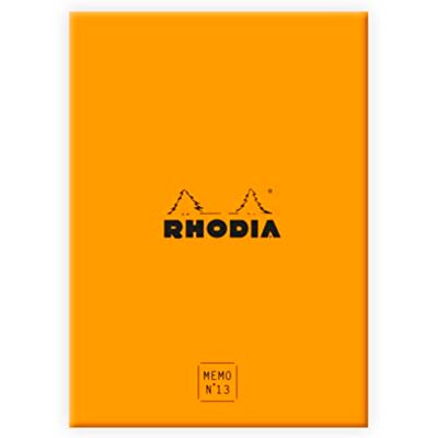 Rhodia 194054C Coffret Bloc Memo N°13 Orange A6 11,5 x 16 cm Dot (Pointillés) 240 Feuillets 80g/m Pratique et Compact Collection time Rhodia 194054C Coffret Bloc Memo N°13 Orange A6 11,5 x 16 cm Dot (Pointillés) 240 Feuillets 80g/m Pratique et Compact Collection time