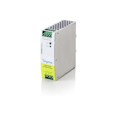 Digitus industriell DIN-skenmonterad strömförsörjning – 24 V DC / 5 A / 120 W – Ingångsspänning 90–264 V AC – 40 mm bredd – DIN-skenmontering i elskåp – Grå Digitus industriell DIN-skenmonterad strömförsörjning – 24 V DC / 5 A / 120 W – Ingångsspänning 90–264 V AC – 40 mm bredd – DIN-skenmontering i elskåp – Grå