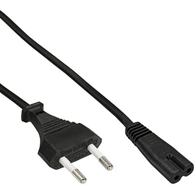 InLine 16654I nätkabel, strömkontakt CEE7/16 Italien till Euro 8 C7 kontakt, svart, 1,8 m InLine 16654I nätkabel, strömkontakt CEE7/16 Italien till Euro 8 C7 kontakt, svart, 1,8 m