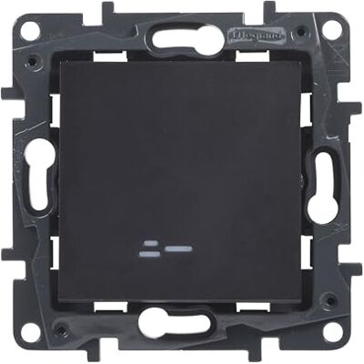 Legrand 398225-10AX komponerbar ljusbrytare eller strömbrytare för infälld installation Niloé Step range Antracit färg Legrand 398225-10AX komponerbar ljusbrytare eller strömbrytare för infälld installation Niloé Step range Antracit färg