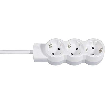 Legrand 695001 Förlängningssladd, Vit, Grå, 1.5 m Legrand 695001 Förlängningssladd, Vit, Grå, 1.5 m