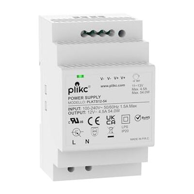 plikc Justerbar spänning modulär växelströmsströmförsörjning (12 V DC 4,5 A 54 W) plikc Justerbar spänning modulär växelströmsströmförsörjning (12 V DC 4,5 A 54 W)