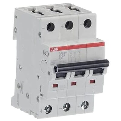 ABB S203M-K6UC Säkringsautomat - 10kA, 6A, 3P ABB S203M-K6UC Säkringsautomat - 10kA, 6A, 3P
