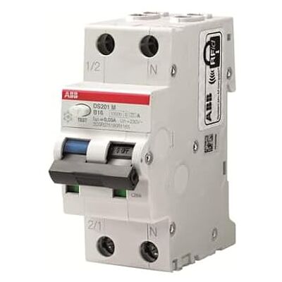 ABB FI/LS-omkopplare 10 kA, 1p+N ABB FI/LS-omkopplare 10 kA, 1p+N