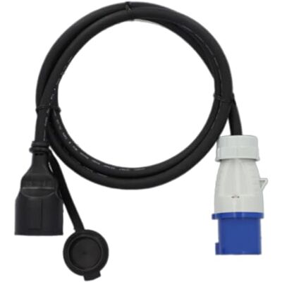 Cartrend Explorer CEE adapterkabel med CEE-kontakt och jordkontaktkoppling, för anslutning av elektriska apparater till elnätet i husvagnar, husbilar eller CEE-strömförsörjningsleverantörer, IP44, 1,5 Cartrend Explorer CEE adapterkabel med CEE-kontakt och jordkontaktkoppling, för anslutning av elektriska apparater till elnätet i husvagnar, husbilar eller CEE-strömförsörjningsleverantörer, IP44, 1,5