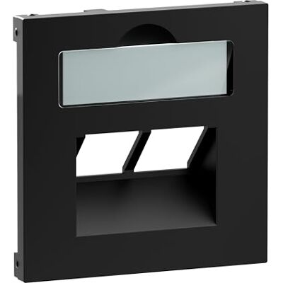 Legrand , SEANO skydd 2 x RJ45 för databaser i Metz, teleträdgårdsmästare och spöbäck, inkl. etikettfält, färg: svartlackerad, 765359 Legrand , SEANO skydd 2 x RJ45 för databaser i Metz, teleträdgårdsmästare och spöbäck, inkl. etikettfält, färg: svartlackerad, 765359