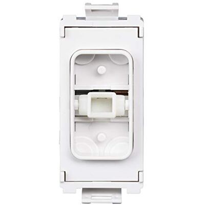 Schneider Electric GUG2020MW Ultimate gallersystem 20 AX 2-vägs switchmodul, 1 gång, vit – paket med 6 Schneider Electric GUG2020MW Ultimate gallersystem 20 AX 2-vägs switchmodul, 1 gång, vit – paket med 6