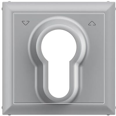 Legrand , SEANO skydd för nyckelpersiennknapp med DIN halvcylinder, färg: lackerad aluminium, 765234 Legrand , SEANO skydd för nyckelpersiennknapp med DIN halvcylinder, färg: lackerad aluminium, 765234