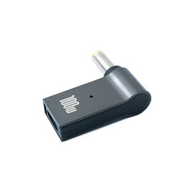 System-S USB 3.1 adapter typ C-kontakt till DC 20 V 5,5 x 1,7 mm uttag i grått System-S USB 3.1 adapter typ C-kontakt till DC 20 V 5,5 x 1,7 mm uttag i grått