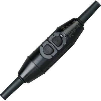 Kopp 196300018 PRCD-S, IP55, 230 VAC, 16 ampere, 3-polig omlare, testmärke: VDE, GS der BG Köln, svart Kopp 196300018 PRCD-S, IP55, 230 VAC, 16 ampere, 3-polig omlare, testmärke: VDE, GS der BG Köln, svart