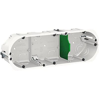Schneider Electric multifix infällningsbox Ø 67 mm prof 50 mm 3 stationer centrum 71 mm IMT35935 Schneider Electric multifix infällningsbox Ø 67 mm prof 50 mm 3 stationer centrum 71 mm IMT35935