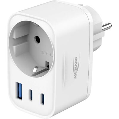 Ansmann HS330 USB-laddare 30 W 1 x USB-A, 2 x USB-C® vit inomhus Ansmann HS330 USB-laddare 30 W 1 x USB-A, 2 x USB-C® vit inomhus