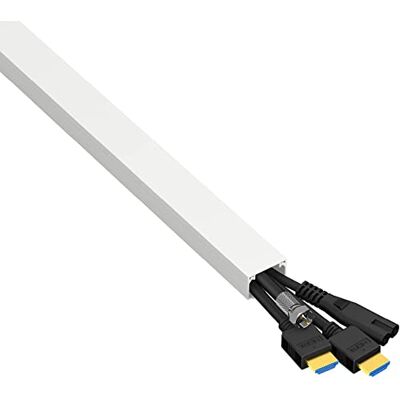 PRENDELUZ 8 x 12 mm minikanalklistermärke med lock (1 m): perfekt för att organisera kablar och skydda elektriska installationer. PRENDELUZ 8 x 12 mm minikanalklistermärke med lock (1 m): perfekt för att organisera kablar och skydda elektriska installationer.