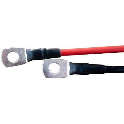 Offgridtec 1 m batterikabel 10 mm² M8 ögla till skruvklämma, flamsäker Olje-, köld- och UV-beständig, för enheter med M8-skruvterminal, laddningsregulator, växelriktare och batteriladdare (röd Offgridtec 1 m batterikabel 10 mm² M8 ögla till skruvklämma, flamsäker Olje-, köld- och UV-beständig, för enheter med M8-skruvterminal, laddningsregulator, växelriktare och batteriladdare (röd