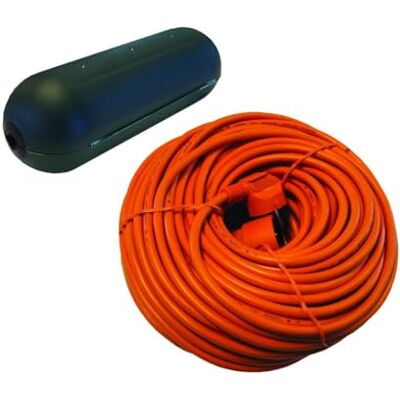 CHACON Vattentätt skyddshölje för kablar + förlängning 1 x 16A 20 m orange CHACON Vattentätt skyddshölje för kablar + förlängning 1 x 16A 20 m orange