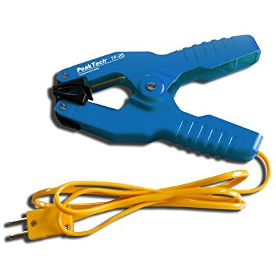 PeakTech TF-25 Praktisk temperatursond typ K som klämma/klämma för rör, 1 st PeakTech TF-25 Praktisk temperatursond typ K som klämma/klämma för rör, 1 st