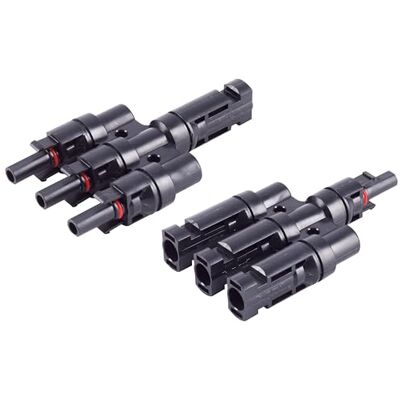 1aTTack.de 1 x – PV4 T-adapterset, 3/1, IP68, 1,5 kV, svart för parallella kretsar av solmoduler, PV4-plugg/uttag, MC4-kompatibel 1aTTack.de 1 x – PV4 T-adapterset, 3/1, IP68, 1,5 kV, svart för parallella kretsar av solmoduler, PV4-plugg/uttag, MC4-kompatibel