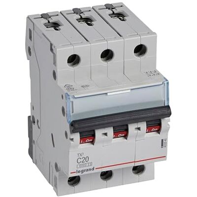 Legrand 403546 TX3 LS C20A 3P 6KA 3M Legrand 403546 TX3 LS C20A 3P 6KA 3M