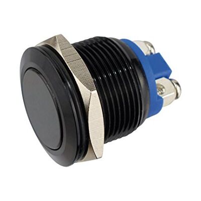 Blanko Sintron Connect aluminiumknapp 19 mm 1 x lås svart knapphuvud platt Blanko Sintron Connect aluminiumknapp 19 mm 1 x lås svart knapphuvud platt