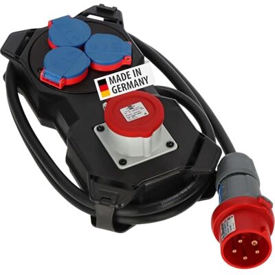 Brennenstuhl strömfördelare/kraftstation 16A (2m H07RN-F 5G2.5-kabel, för användning på byggarbetsplatser och permanent utomhusbruk IP44, lämplig för väggmontering, Made in Germany) Brennenstuhl strömfördelare/kraftstation 16A (2m H07RN-F 5G2.5-kabel, för användning på byggarbetsplatser och permanent utomhusbruk IP44, lämplig för väggmontering, Made in Germany)
