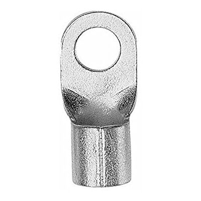 ERKO 100 stycken professionella, oisolerade ringkabelskor för M6-skruvar och trådstorlek på 16 mm2, tillverkade enligt standarden DIN 46234, silver ERKO 100 stycken professionella, oisolerade ringkabelskor för M6-skruvar och trådstorlek på 16 mm2, tillverkade enligt standarden DIN 46234, silver