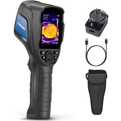 TOPDON TC004 Lite värmekamera, bärbar termografisk kamera med IR-upplösning på 240 x 180, 15 timmars batteritid och 2X/4X bildzoom, temperaturområde -20 ℃ till 550 ℃ TOPDON TC004 Lite värmekamera, bärbar termografisk kamera med IR-upplösning på 240 x 180, 15 timmars batteritid och 2X/4X bildzoom, temperaturområde -20 ℃ till 550 ℃
