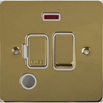 Schneider Electric GU5214WPB Ultimat platt platta, sammanställd sammansmält anslutning, neon, mässing paket med 1 Schneider Electric GU5214WPB Ultimat platt platta, sammanställd sammansmält anslutning, neon, mässing paket med 1