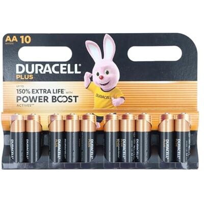 Duracell Plus Power Boost Mignon (AA) batteri alkalisk -Mangan 1,5 V 10 st. Duracell Plus Power Boost Mignon (AA) batteri alkalisk -Mangan 1,5 V 10 st.