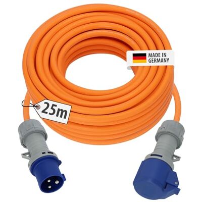 Brennenstuhl CEE 230V camping förlängningskabel 25m med LED-spänningsindikator (H07RN-F 3G2.5 kabel, camping elkabel för permanent utomhusbruk IP44, Made in Germany) Brennenstuhl CEE 230V camping förlängningskabel 25m med LED-spänningsindikator (H07RN-F 3G2.5 kabel, camping elkabel för permanent utomhusbruk IP44, Made in Germany)