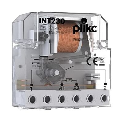 plikc Elektromekaniskt pulsrelä (strömbrytare 230 V) plikc Elektromekaniskt pulsrelä (strömbrytare 230 V)