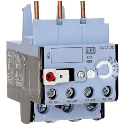 Weg Electric WEG Motorskyddsrelä 3 stängare, 1 kontakt, 1 öppnare RW27-2D3-U032 1 st. Weg Electric WEG Motorskyddsrelä 3 stängare, 1 kontakt, 1 öppnare RW27-2D3-U032 1 st.